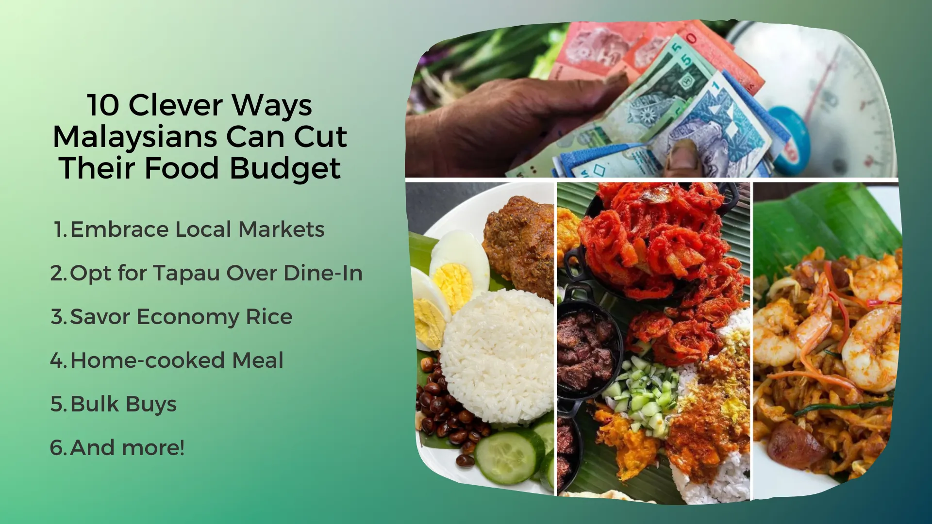 10 Clever Ways Malaysians Can Cut Their Food Budget (2024)