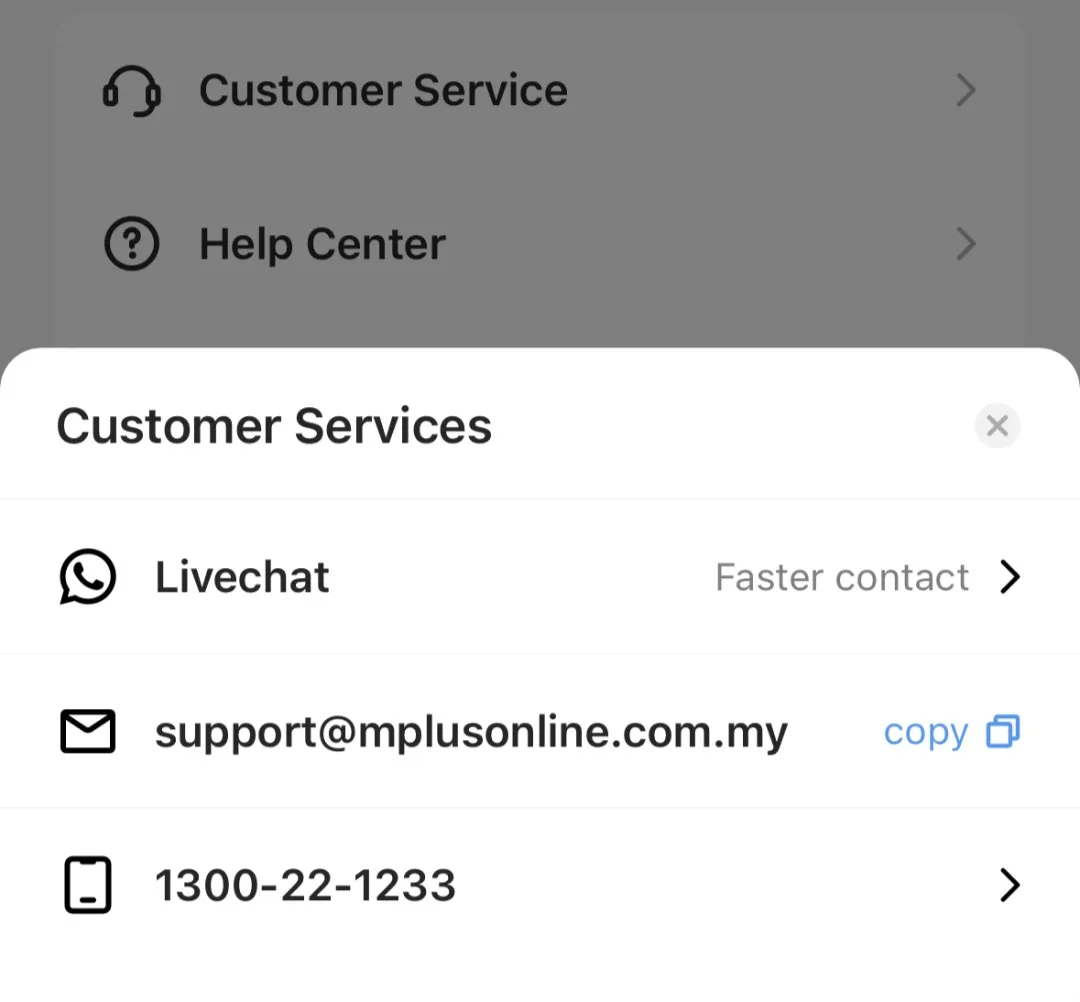 M+ Global Customer Service