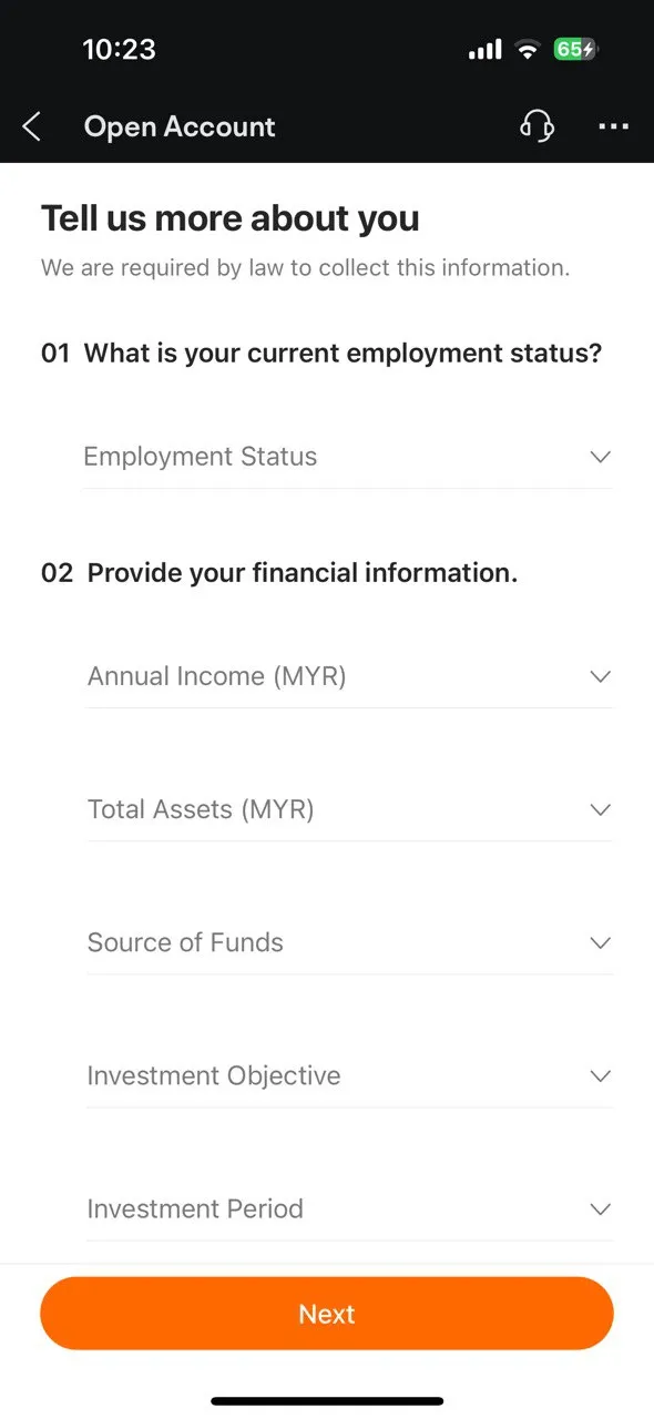 moomoo malaysia account opening
