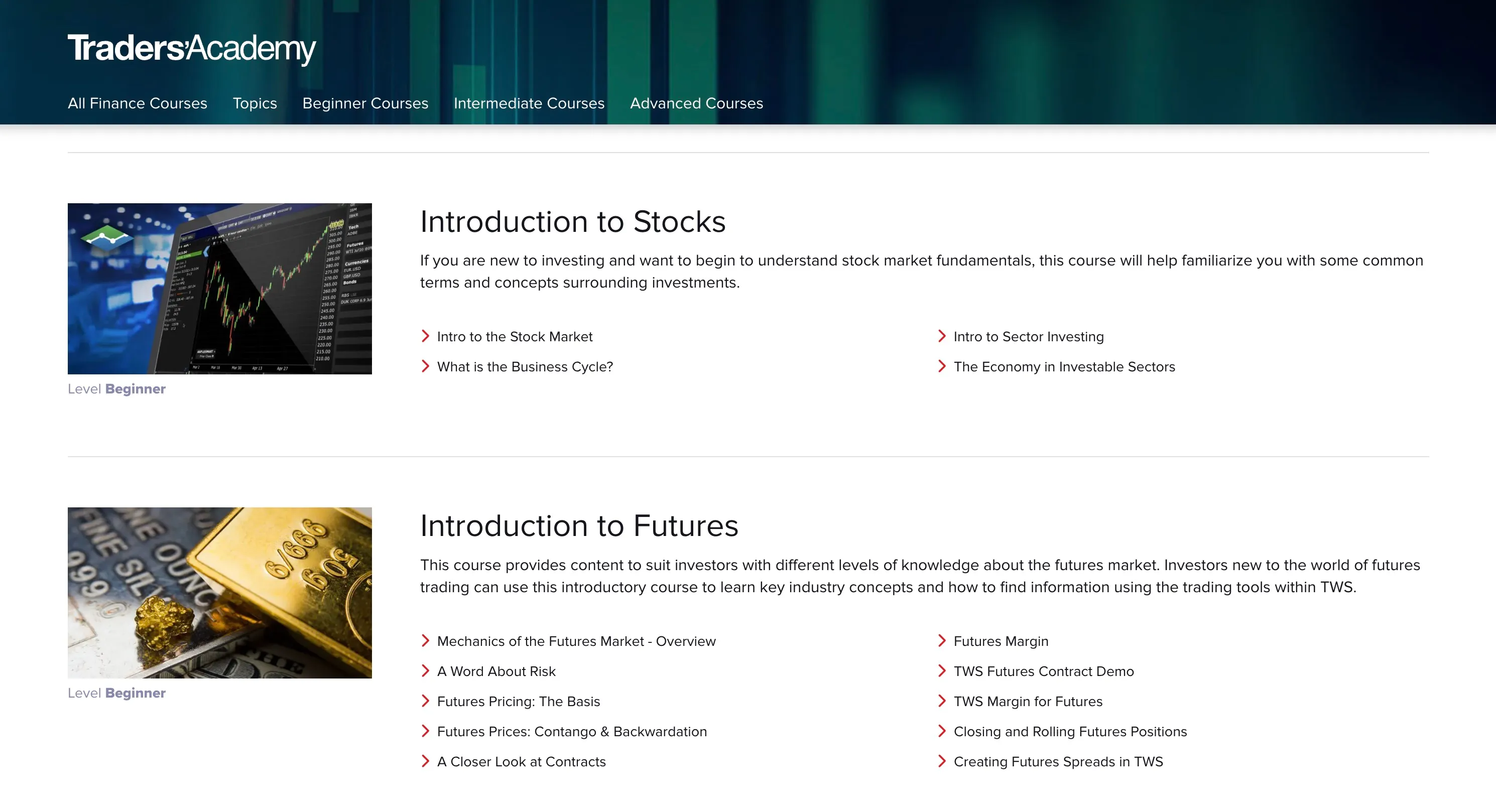 IBKR Traders Academy is beneficial for beginners who want to build their financial knowledge.