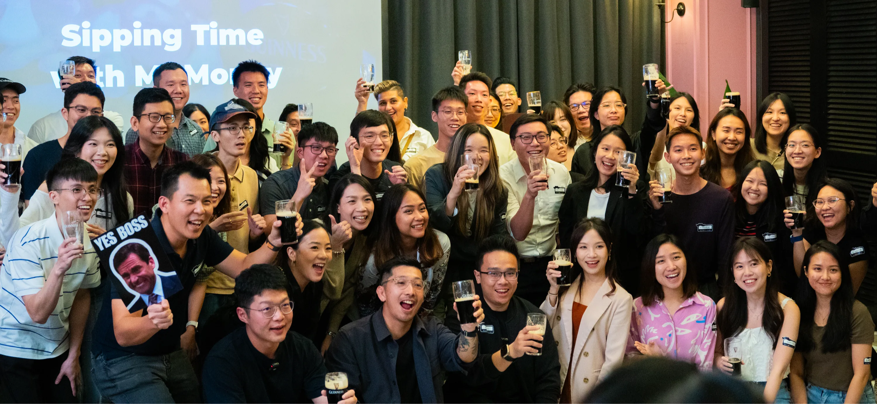 A group photo with happiness & joy