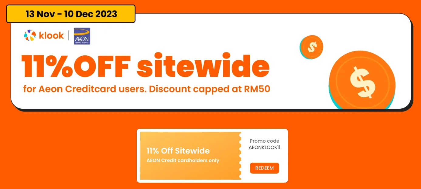 Klook 12.12 promotion sale 2023